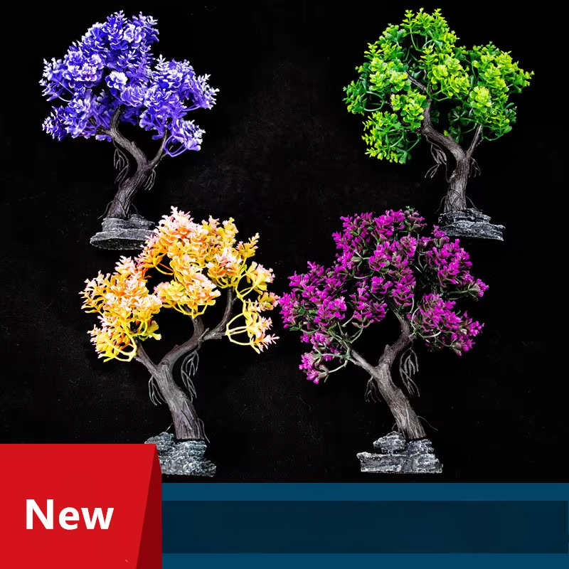 Aquarium Planted Sand - New Simulation Moss Tree Fish Tank