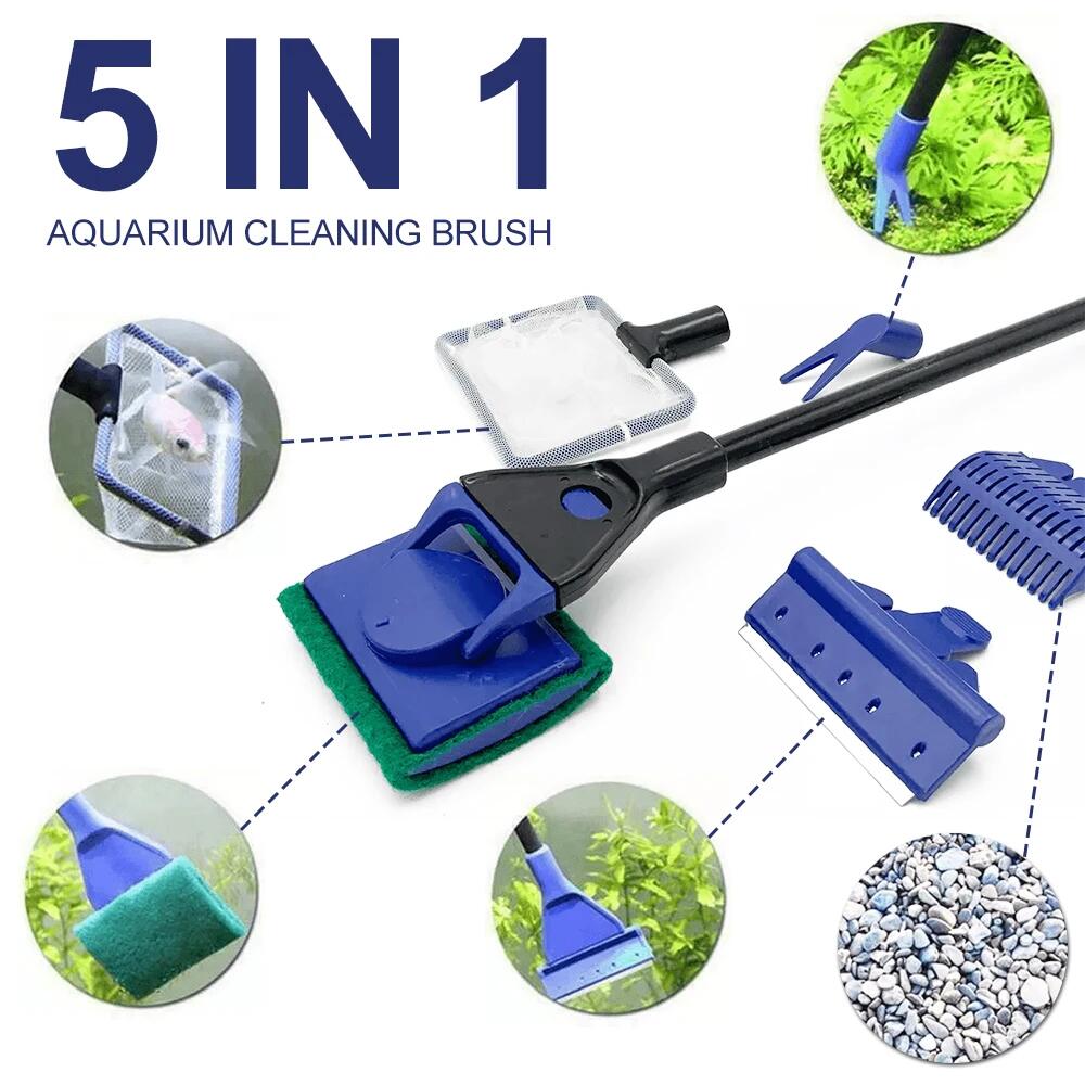 Planted Aquarium Products - 5in1 Aquarium Cleaning Tool Plant Fork