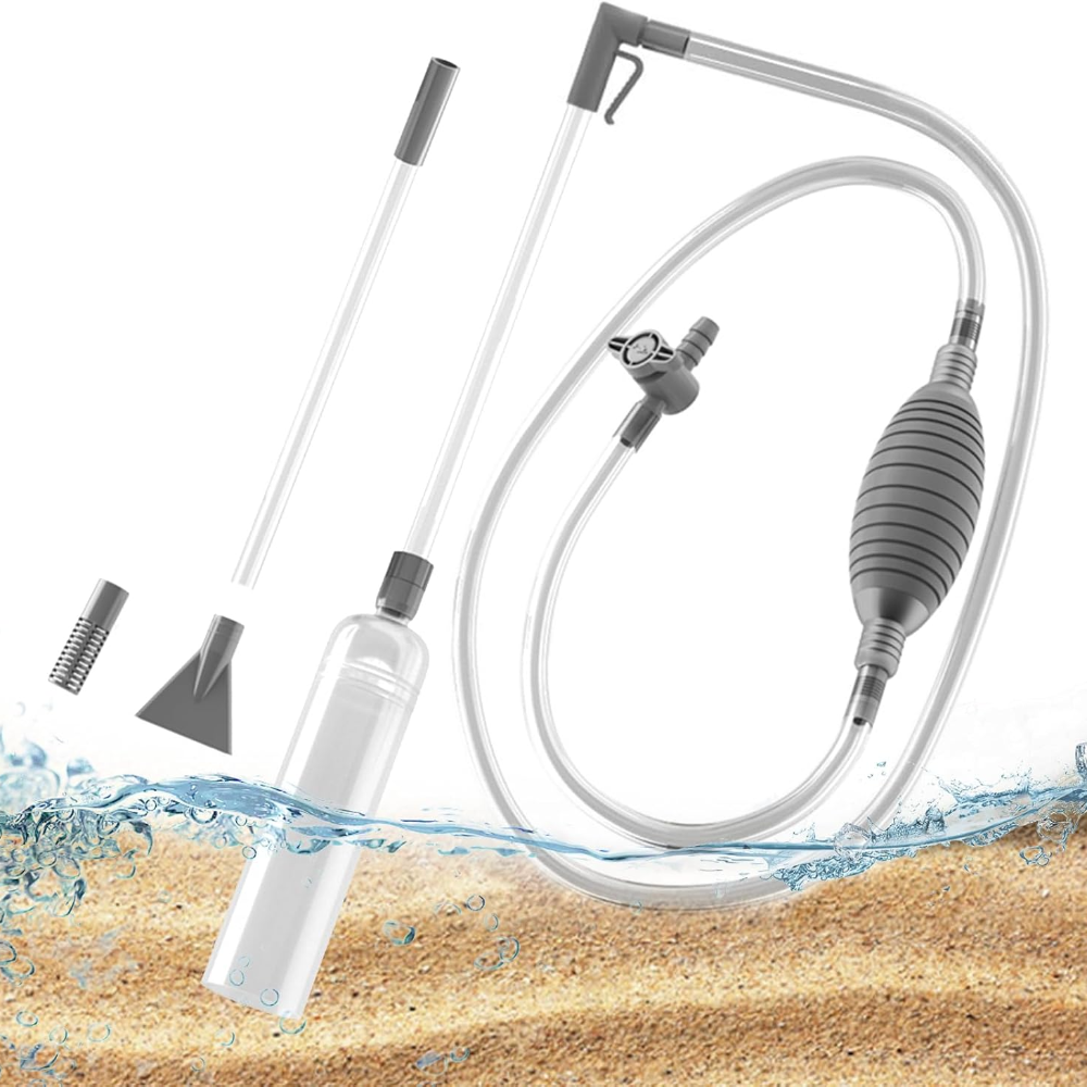 Planted Aquarium Tools - Large Fish Tank Aquarium Siphon Vacuum