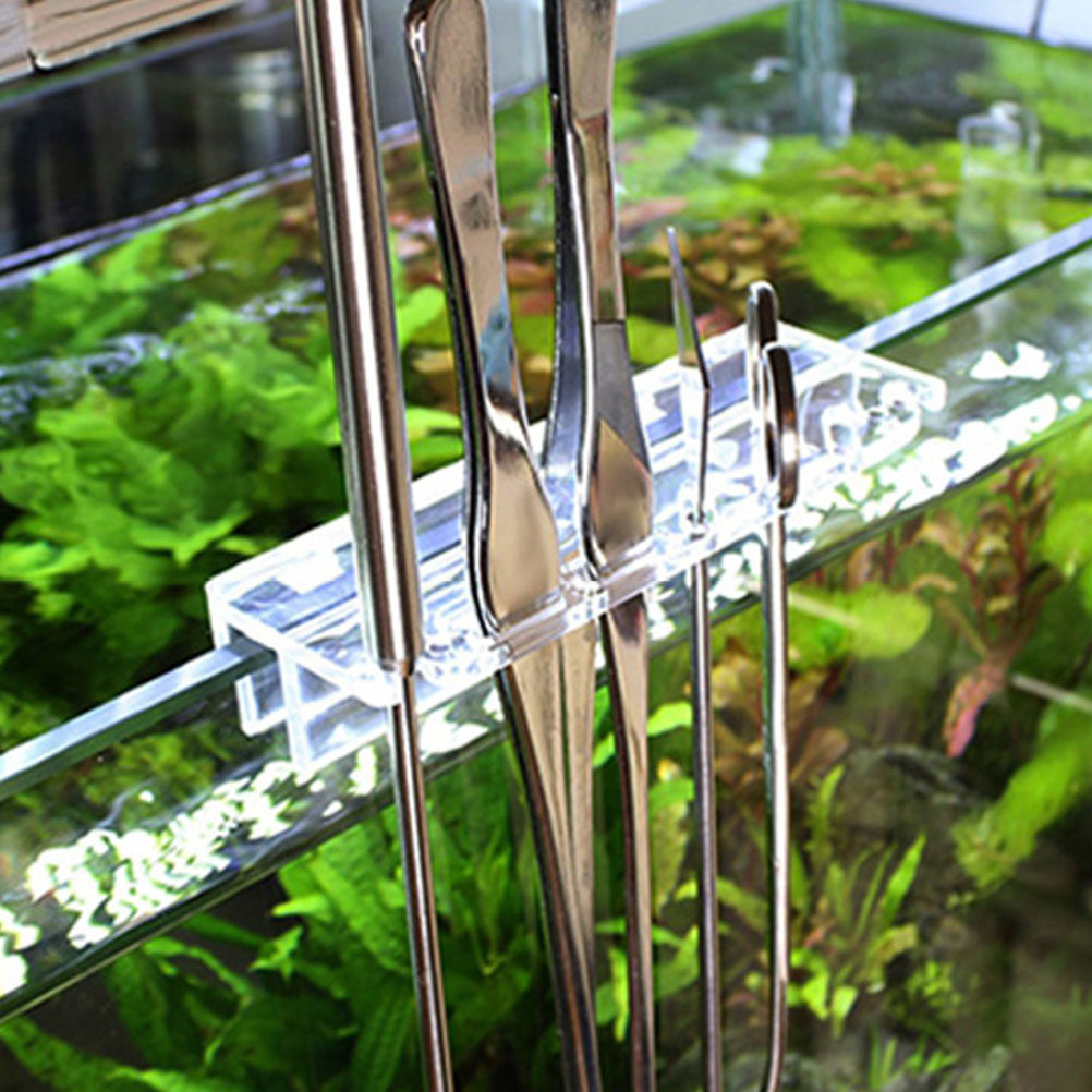 Planted Aquarium Maintenance - Acrylic Aquarium Tool Holder Transparent Fish