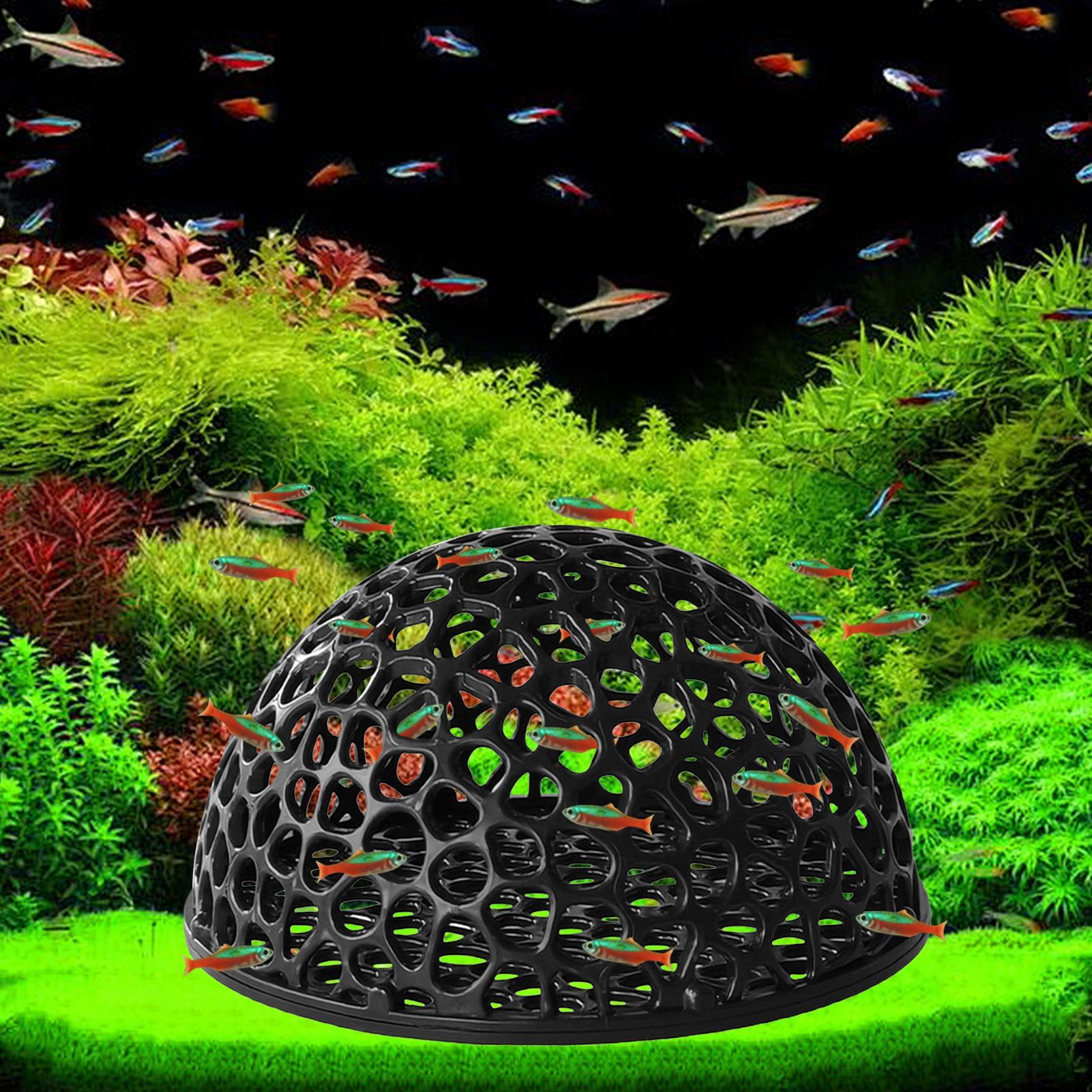 Aquarium Plant Rings - Aquarium shrimp house Cave Mini Porous