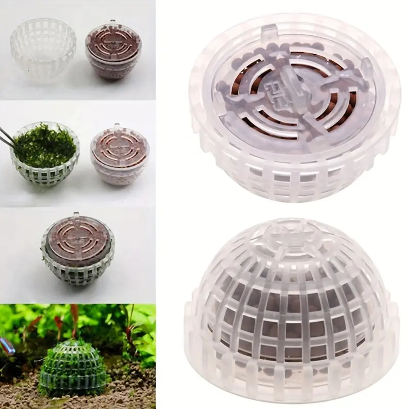 Plastic Aquarium Moss Ball Fil - Aquarium Plant Rings ulasan dan harga