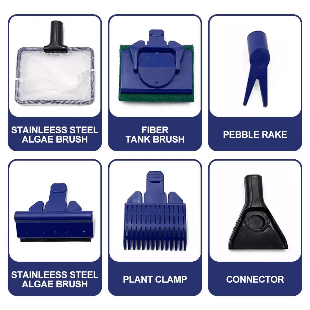5in1 Aquarium Cleaning Tool Pl - Planted Aquarium Products ulasan dan harga