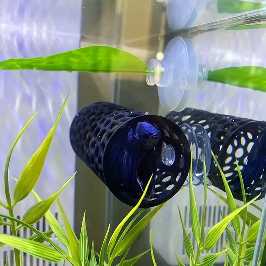 Aquarium Fish Hideout Black Ho - Aquarium Plant Rings ulasan dan harga