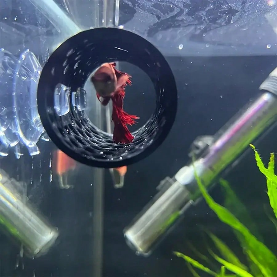 Aquarium Fish Hideout Black Ho - Aquarium Plant Rings ulasan dan harga