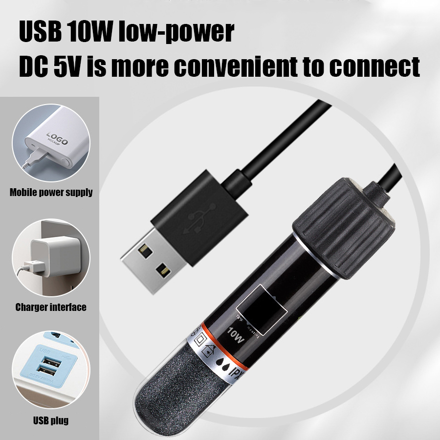 USB Mini Aquarium Heating rod  - Planted Aquarium Accessories ulasan dan harga