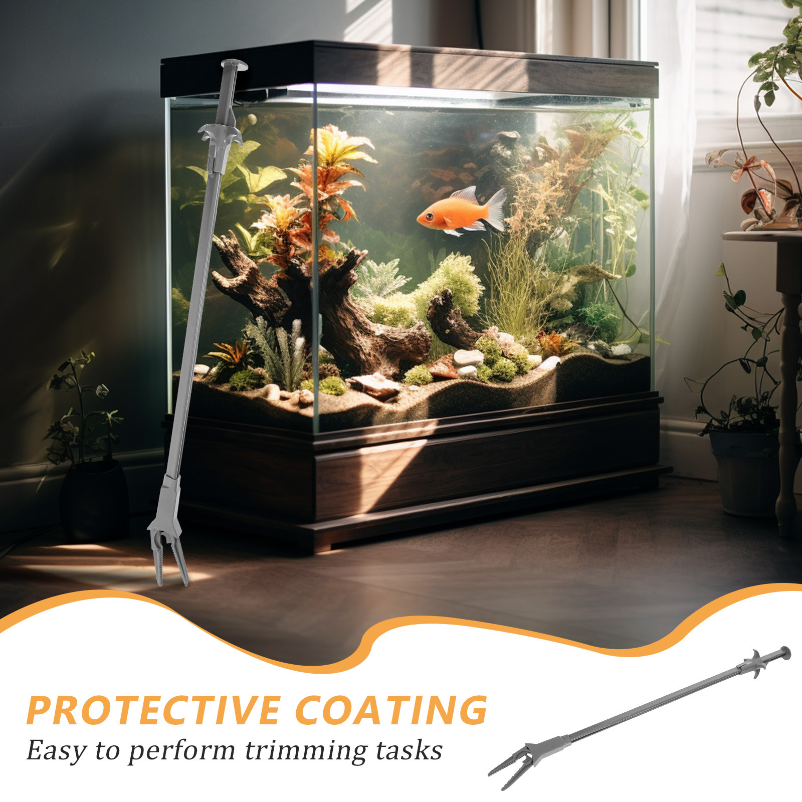 50Cm Plastic Aquarium Plant Tw - Planted Aquarium Tips ulasan dan harga
