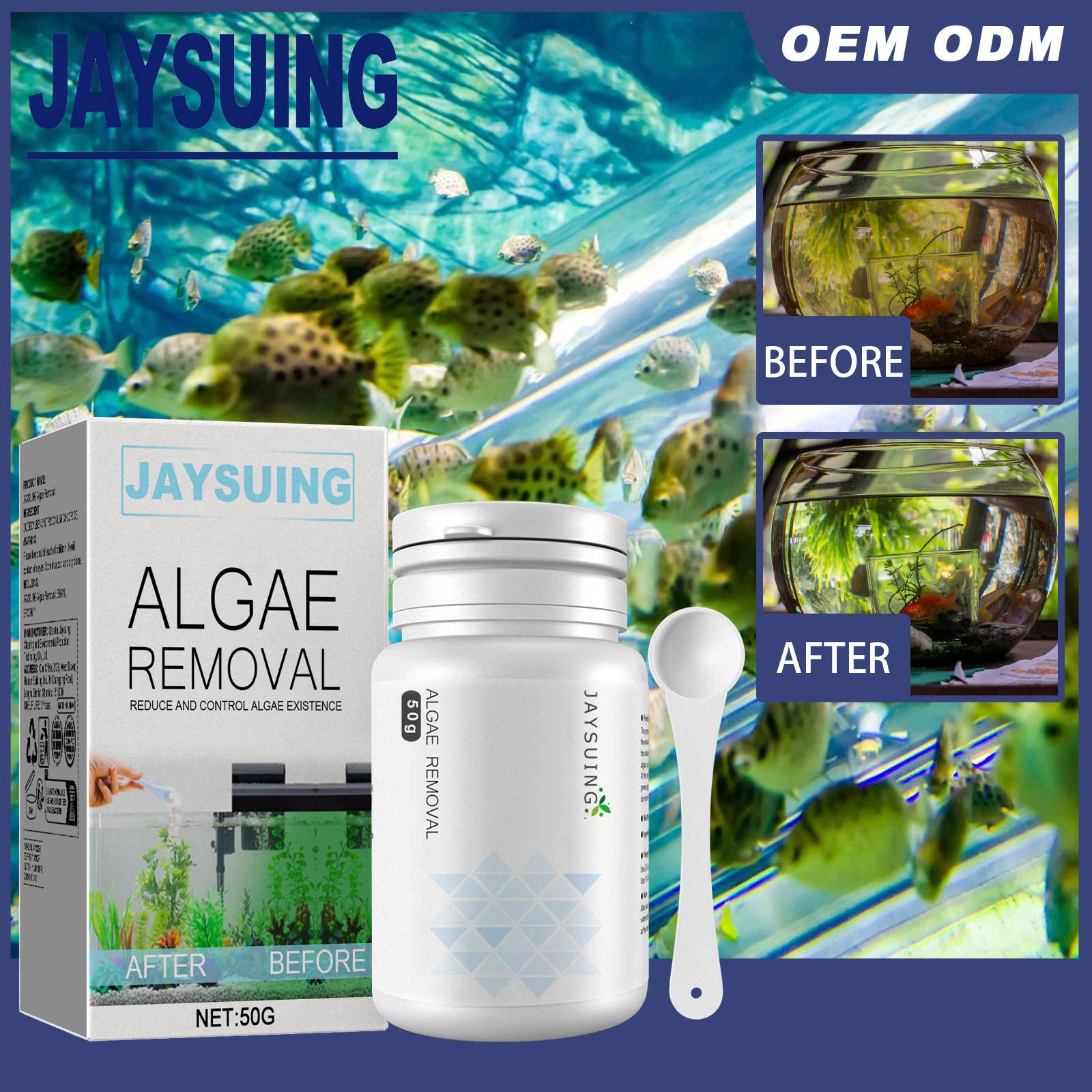 Algae and moss remover; green  - Planted Aquarium Algae Remover ulasan dan harga