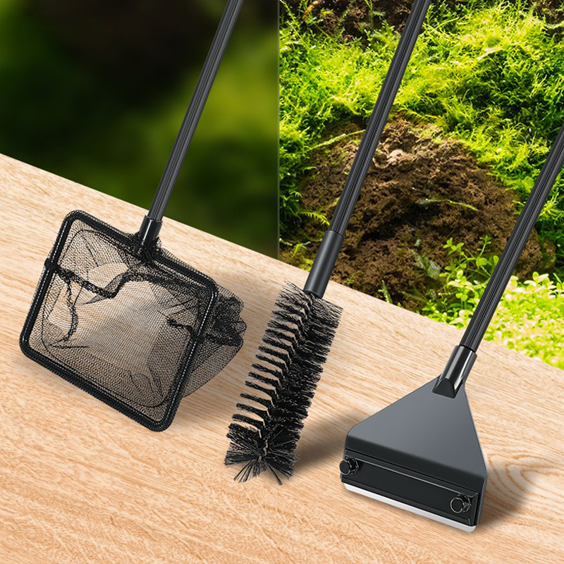 Aquarium Algae Remover Aluminu - Planted Aquarium Tool Kit ulasan dan harga