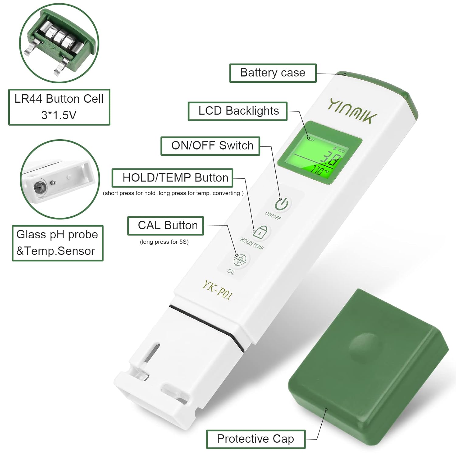 pH Meter Tester for Water Hydr - Planted Aquarium Ph ulasan dan harga