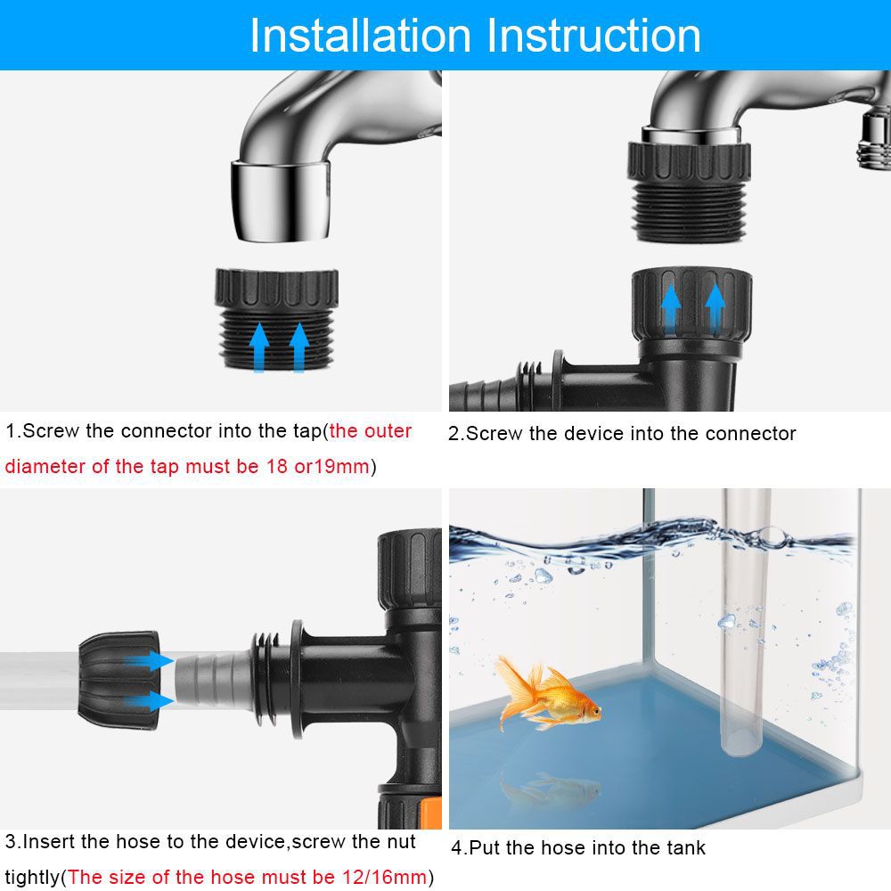 Bucket-Free Aquarium Water Cha - Planted Aquarium Tools ulasan dan harga