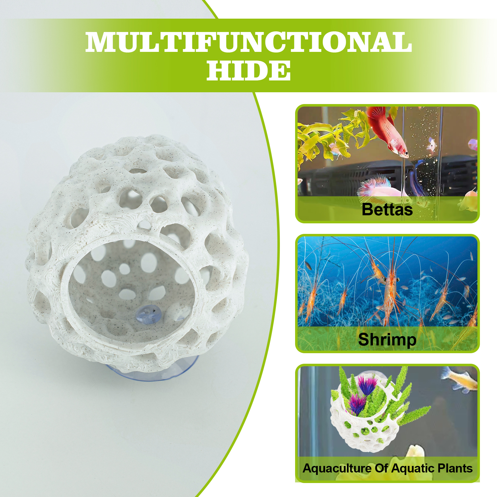 Shrimp Hides for Aquarium, Bet - Aquarium Plant Rings ulasan dan harga