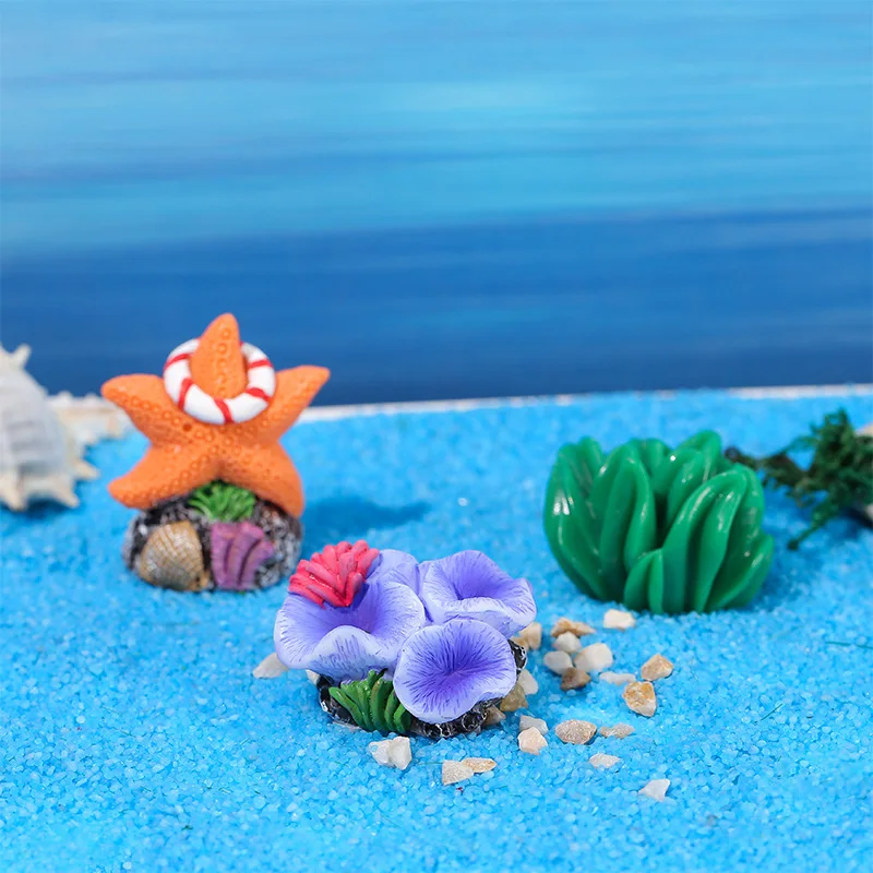 Colorful Resin Aquarium Mini A - Planted Aquarium Accessories ulasan dan harga