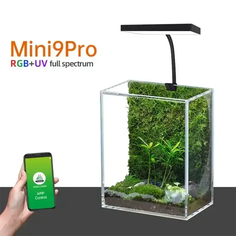 WEEK AQUA Mini 9 Pro USB Nano  - Planted Aquarium Products ulasan dan harga