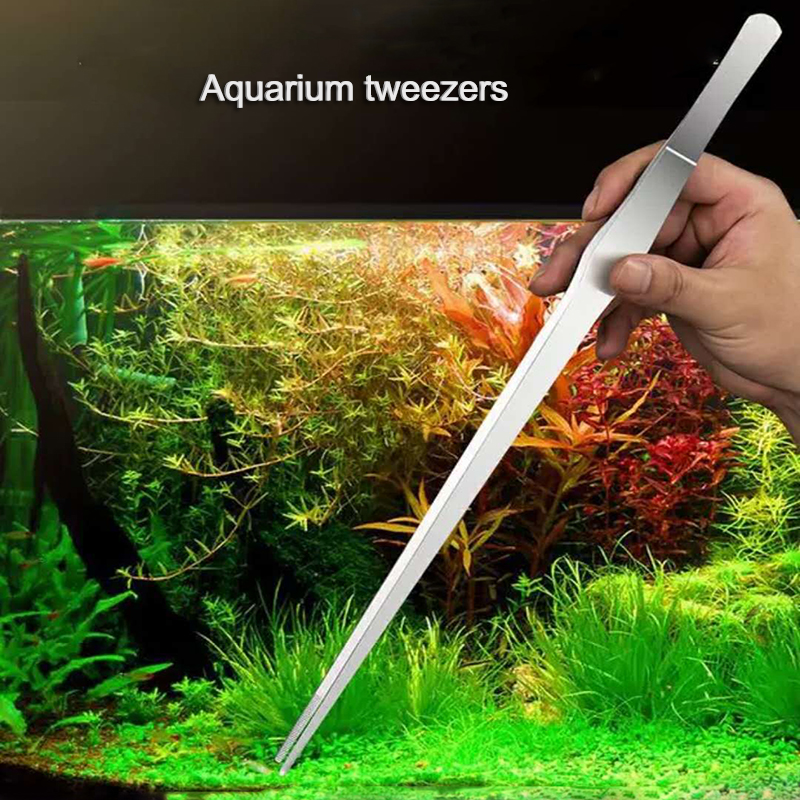 27cm 38cm Stainless Steel Curv - Planted Aquarium Tools ulasan dan harga