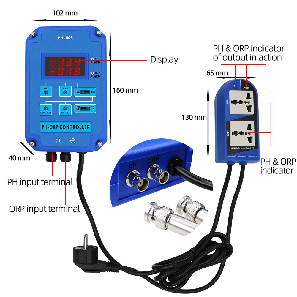 PH-803 Digital 2&1 PH ORP Redo - Planted Aquarium Ph ulasan dan harga