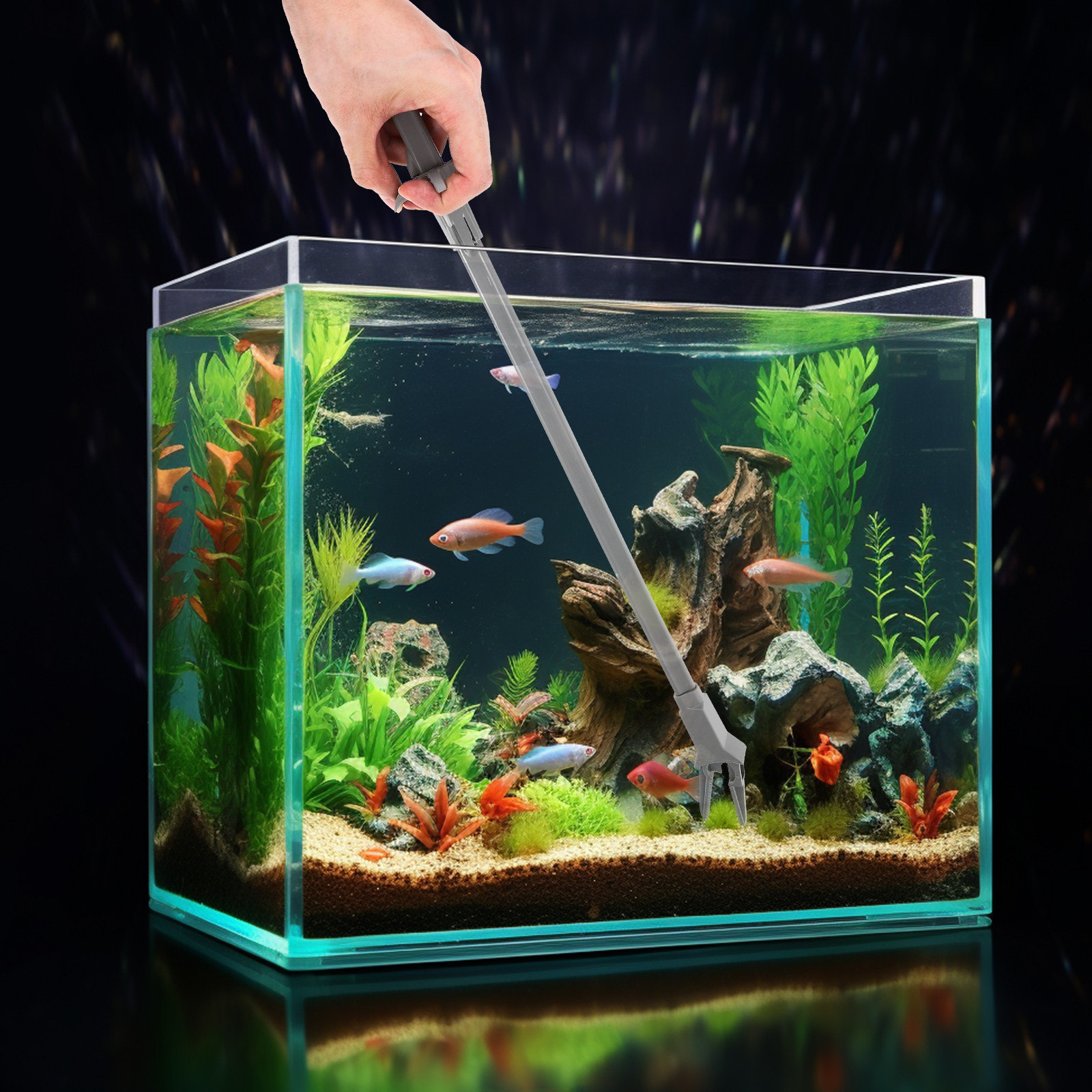 50Cm Extra Long Plastic Aquati - Planted Aquarium Tips ulasan dan harga