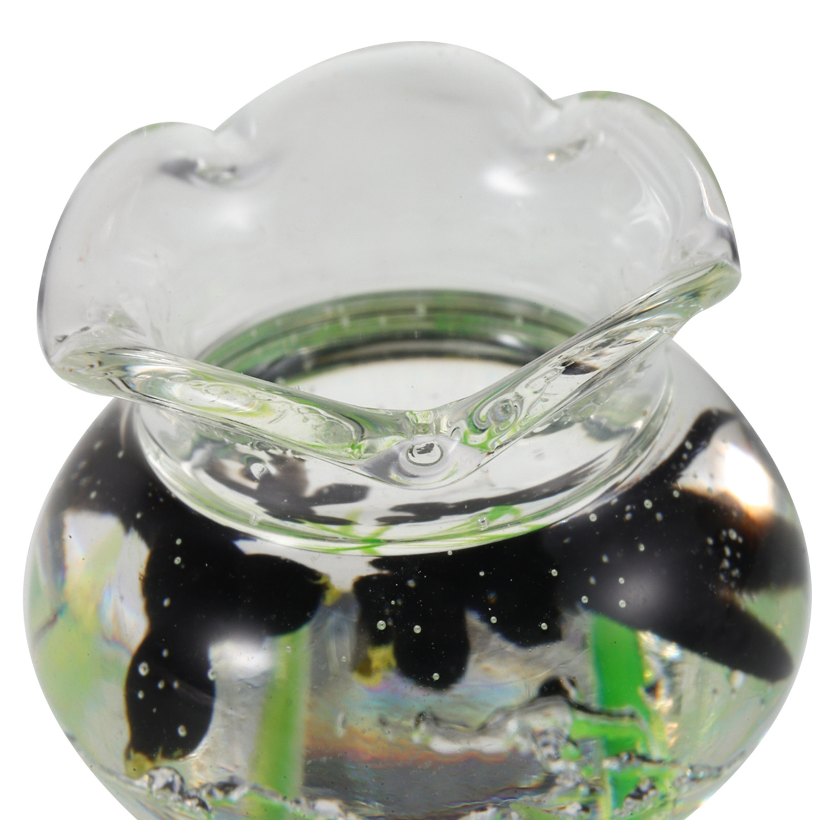 Mini Round Resin Fish Bowl Tin - Planted Aquarium Accessories ulasan dan harga