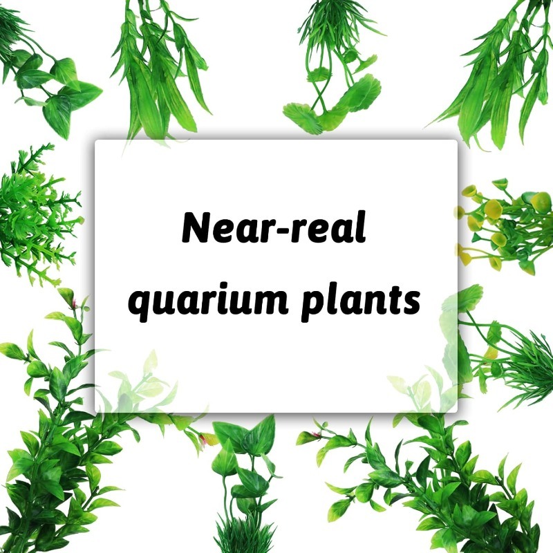 10/20Pcs Artificial Aquarium P - Planted Aquarium Accessories ulasan dan harga