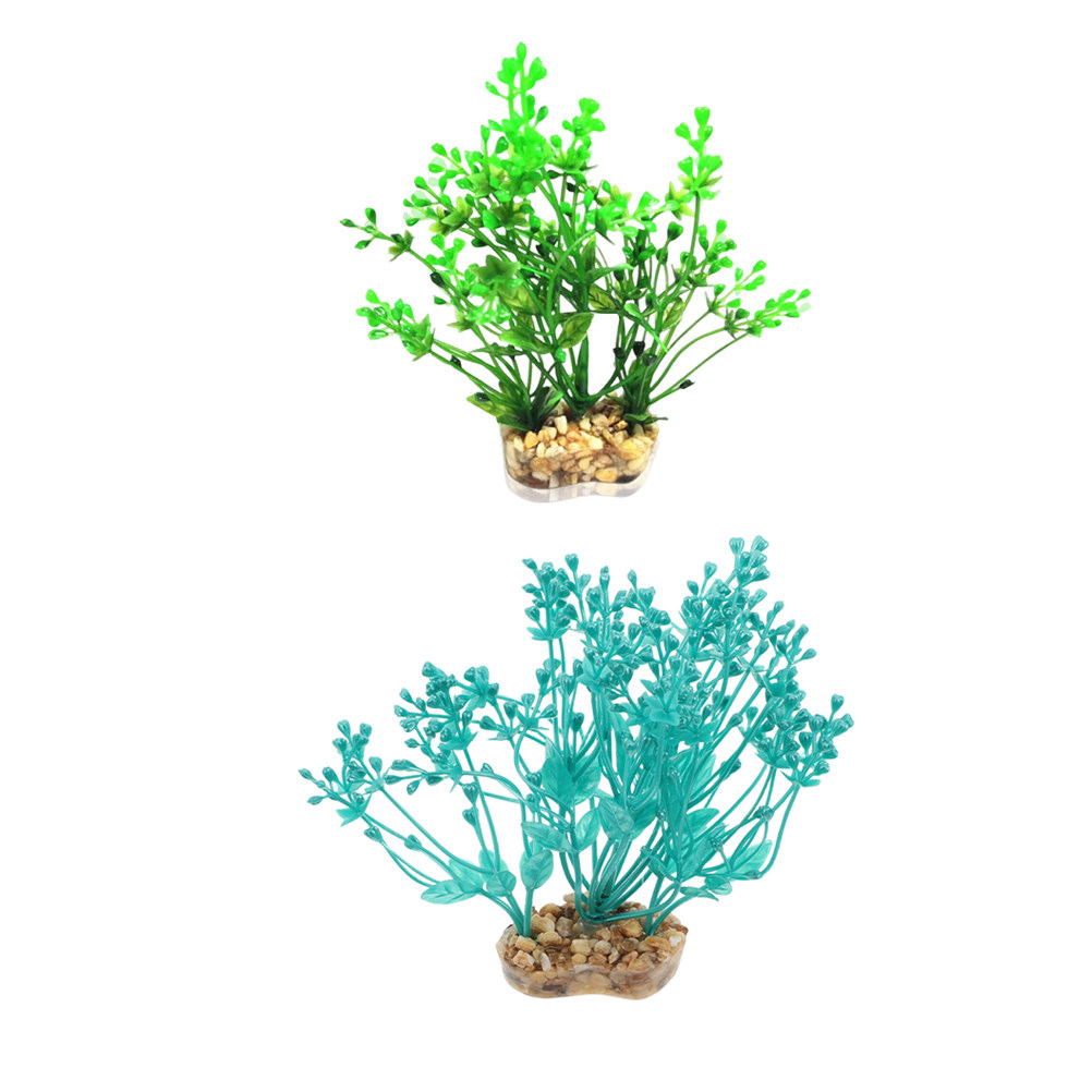 2Pcs Realistic Plastic Aquariu - Planted Aquarium Maintenance ulasan dan harga